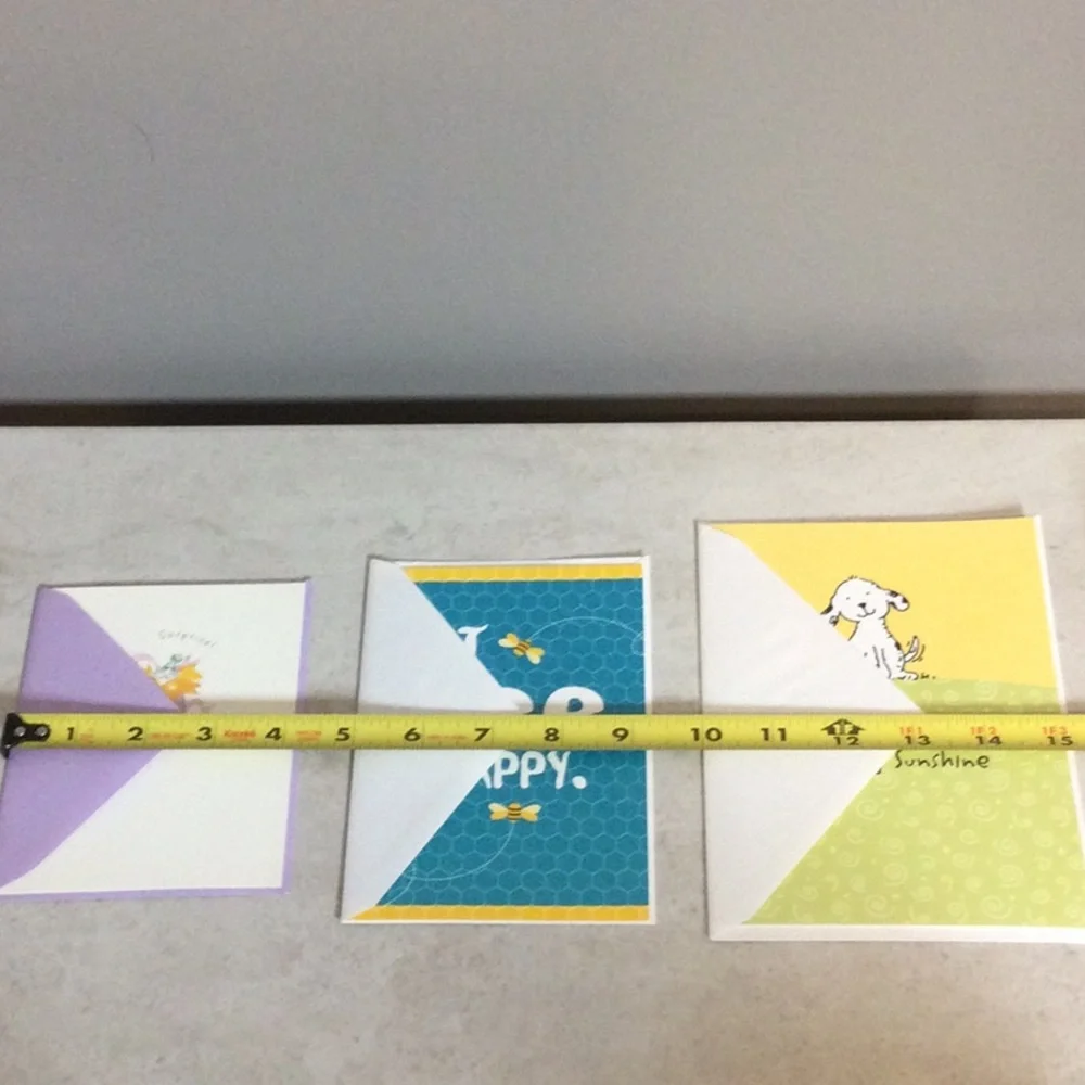 Dozen Colorful Greeting Card Set